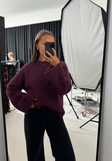 Длинный пуловер