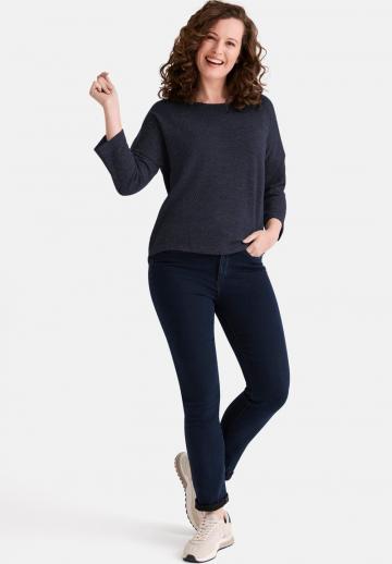 Пуловер с рукавом три четверти