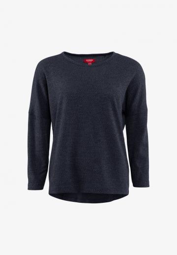 Пуловер с рукавом три четверти