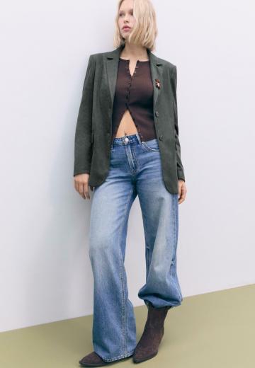 Пальто из искусственной кожи