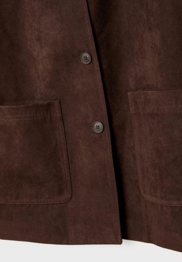 Пальто из искусственной кожи