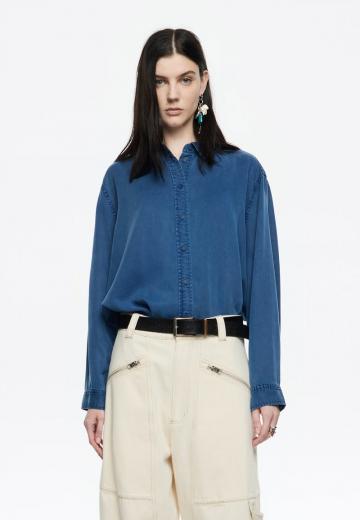 Джинсовая блузка