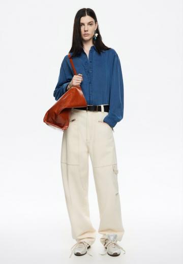 Джинсовая блузка