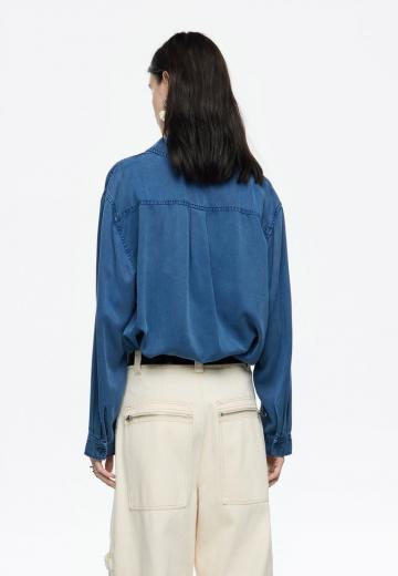 Джинсовая блузка