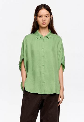 Атласная блузка