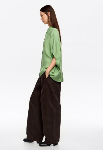 Атласная блузка