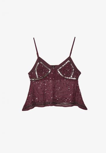 Топ на бретельках