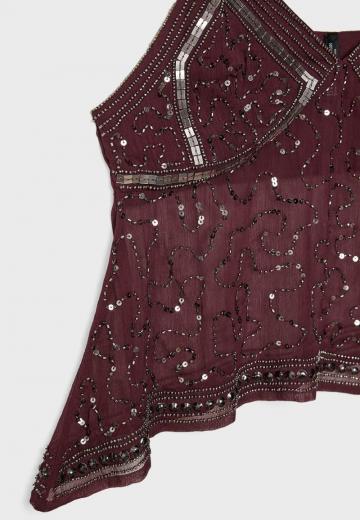 Топ на бретельках