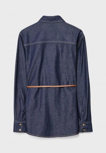 Джинсовая блузка