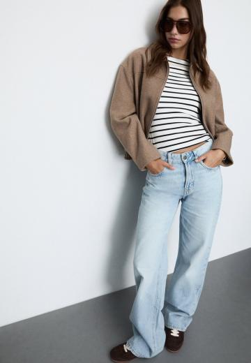 Прямые джинсы