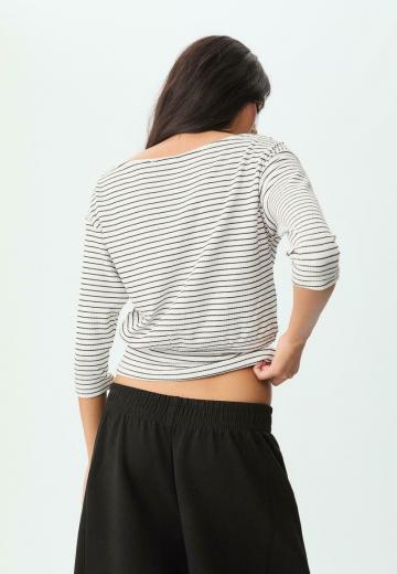 Майка с рукавом три четверти