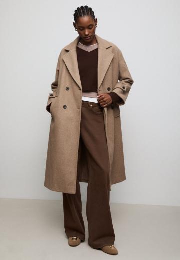 Шерстяное пальто