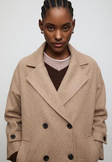 Шерстяное пальто