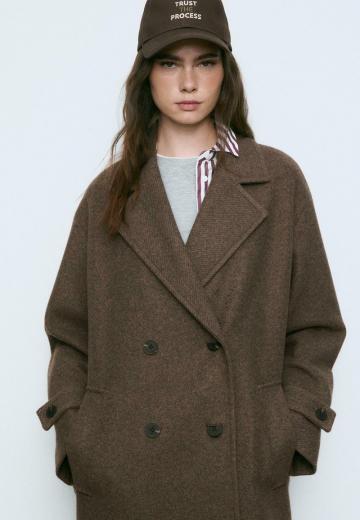 Шерстяное пальто