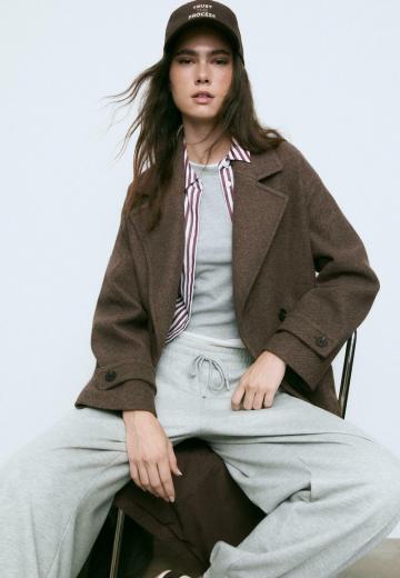 Шерстяное пальто