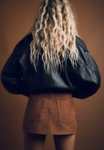 Кожаная юбка