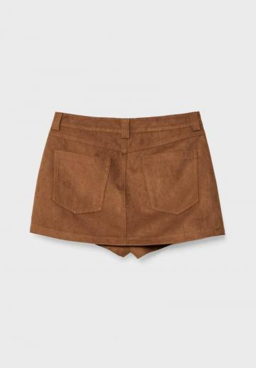 Кожаная юбка