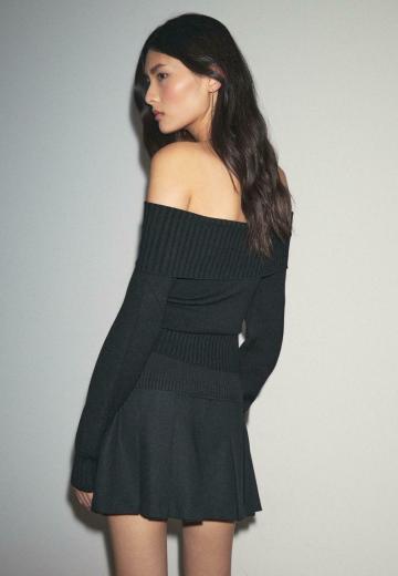 Юбка с накладными карманами