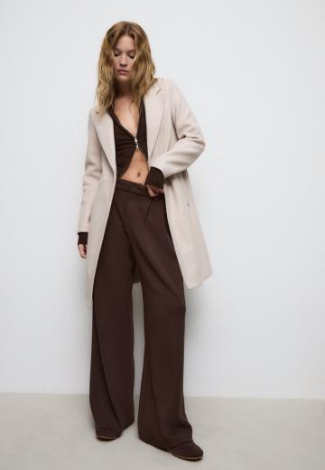 Шерстяное пальто