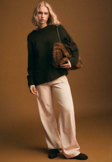 Длинный пуловер