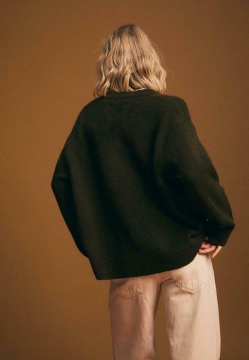 Длинный пуловер