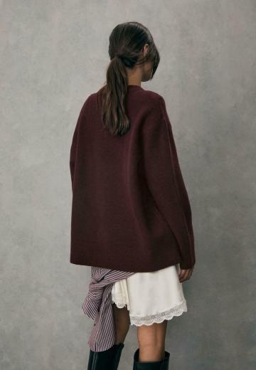 Длинный пуловер