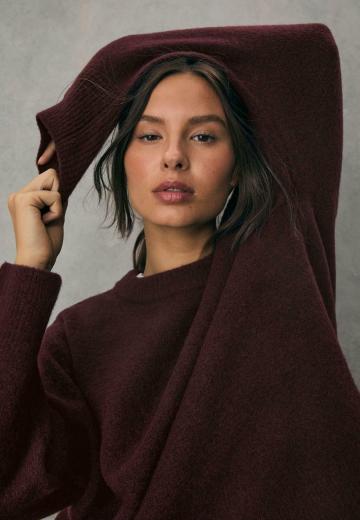 Длинный пуловер