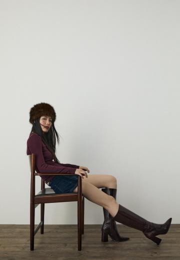 Высокие сапоги