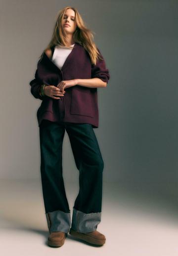 Длинный жилет