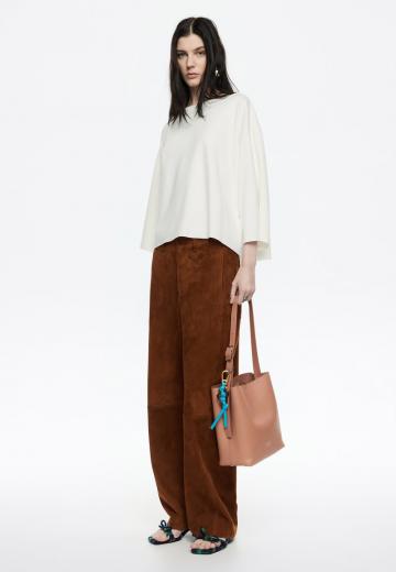 Пуловер с рукавом три четверти