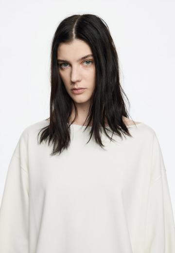 Пуловер с рукавом три четверти