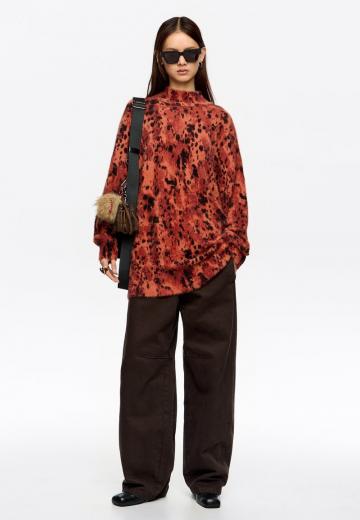 Длинный пуловер