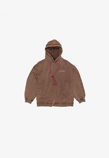 Пуловер с капюшоном