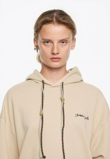 Пуловер с капюшоном