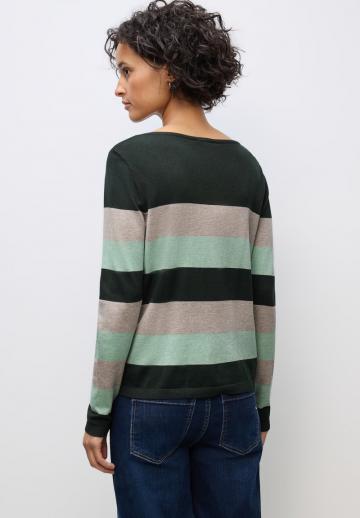 Пуловер в полоску