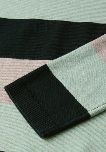 Пуловер в полоску