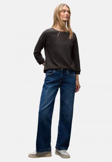 Пуловер с рукавом три четверти