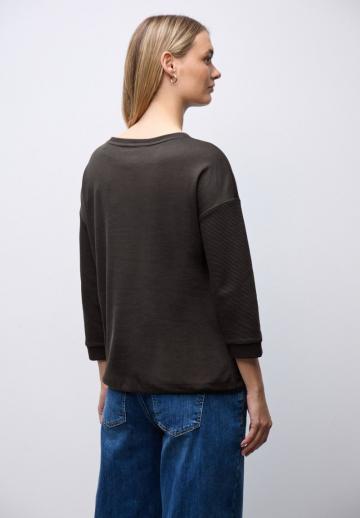 Пуловер с рукавом три четверти