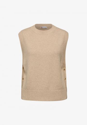 Пуловер без рукавов