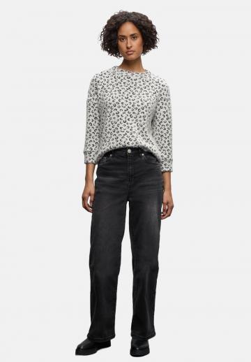 Пуловер с рукавом три четверти