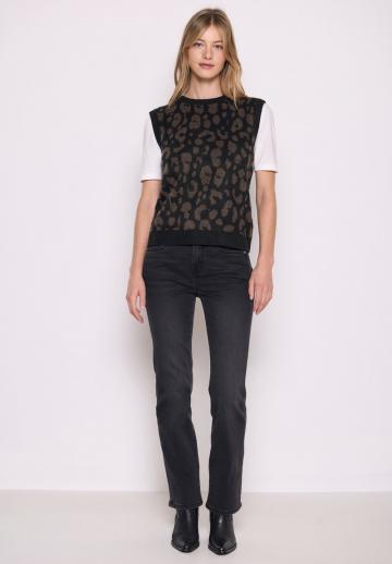 Пуловер без рукавов