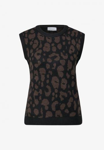 Пуловер без рукавов