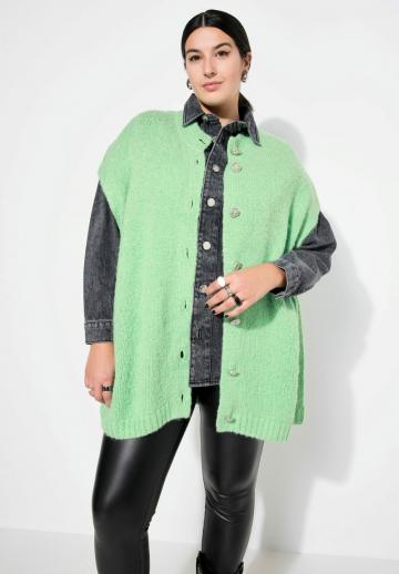 Длинный жилет