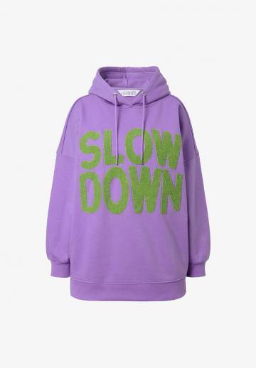 Пуловер с капюшоном