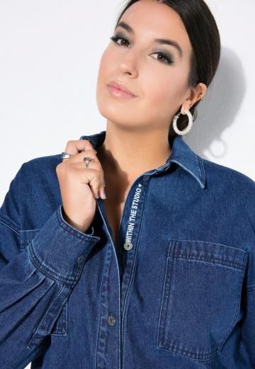 Джинсовая блузка
