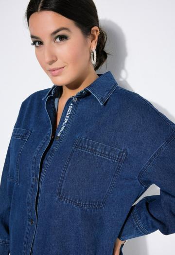 Джинсовая блузка