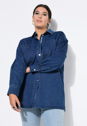 Джинсовая блузка