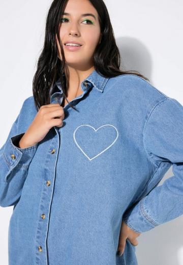 Джинсовая блузка