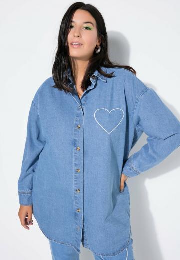 Джинсовая блузка