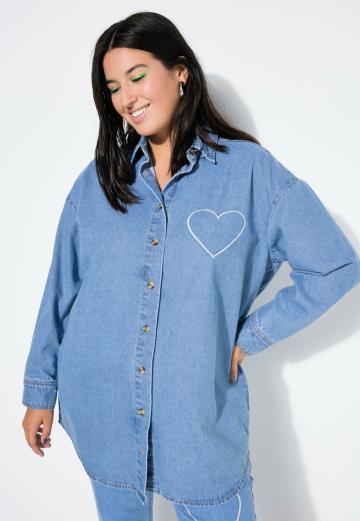 Джинсовая блузка